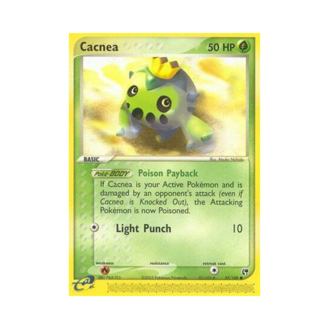 포켓몬 TCG 선인왕 C EX 샌드스톰 (영문판)(Pokemon TCG Cacnea C EX Sandstorm (English Ver.)) - 1
