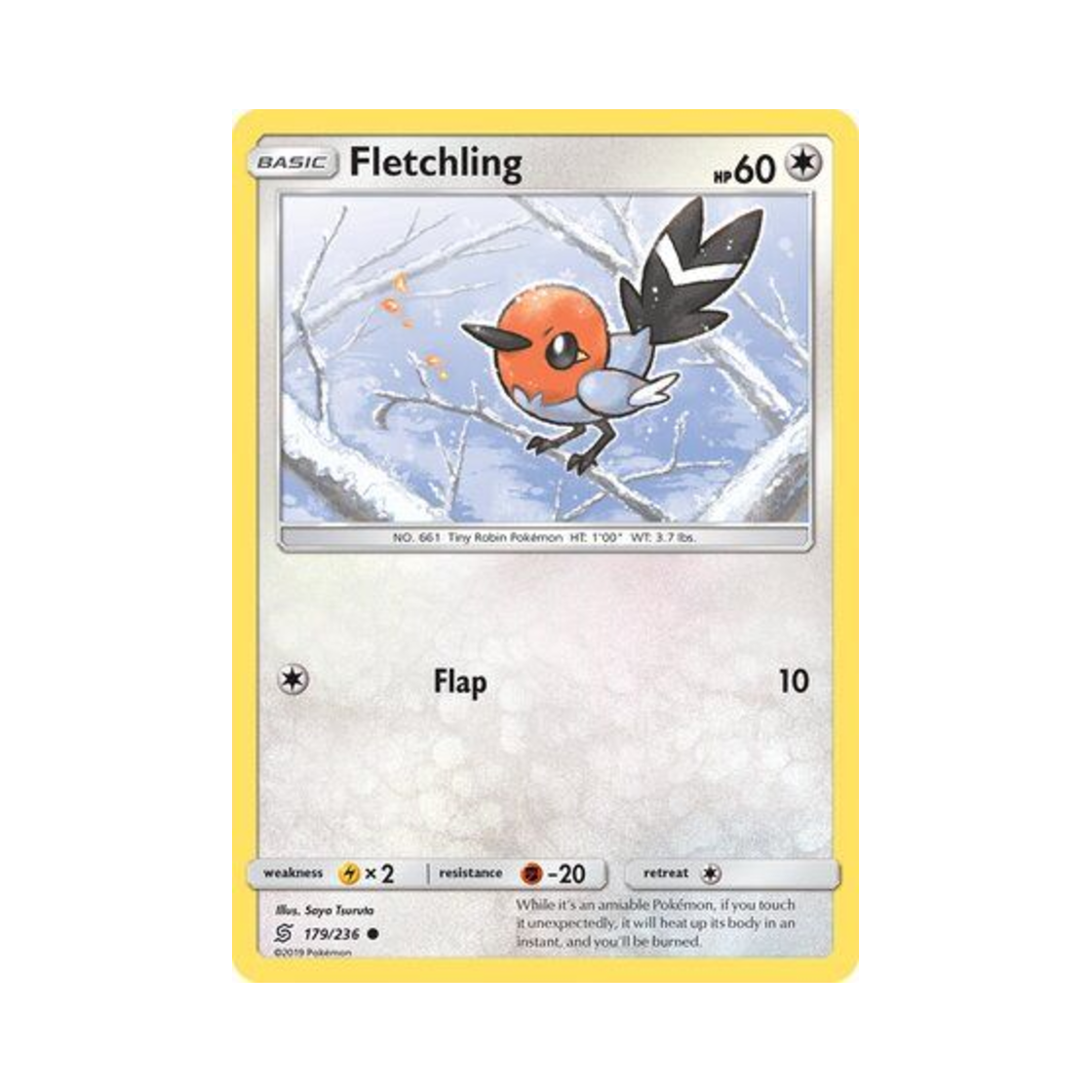 포켓몬 TCG 화살꼬빈 C 유니파이드 마인즈 (영문판)(Pokemon TCG Fletchling C Unified Minds (English Ver.)) - 1
