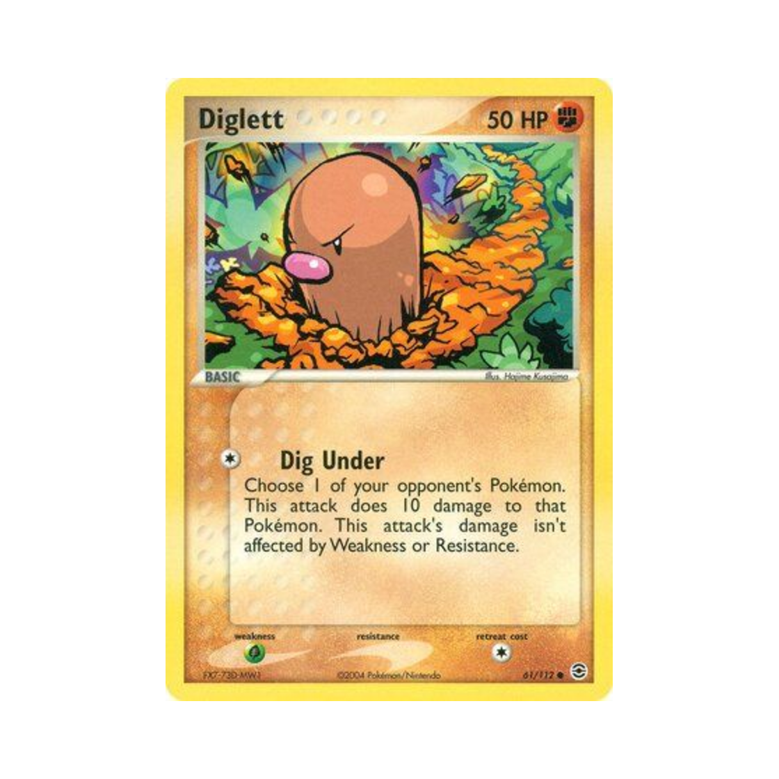 포켓몬 TCG 디그다 C EX 파이어레드 & 리프그린 (영문판)(Pokemon TCG Diglett C EX FireRed & LeafGreen (English Ver.)) - 1