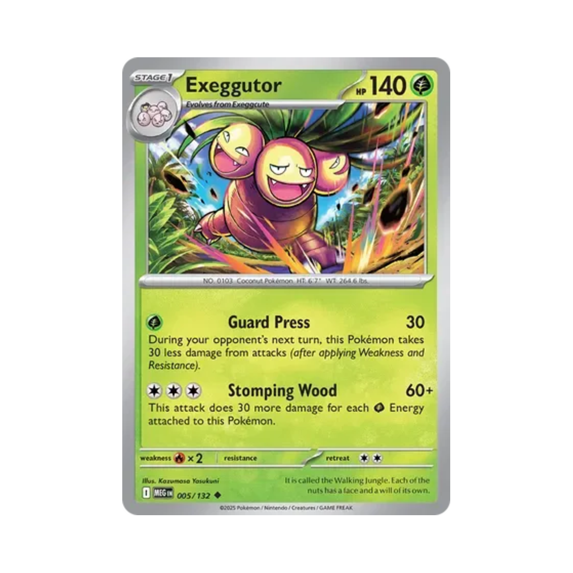 포켓몬 TCG 나시 U 메가 에볼루션 (영문판)(Pokemon TCG Exeggutor U Mega Evolution (English Ver.)) - 1