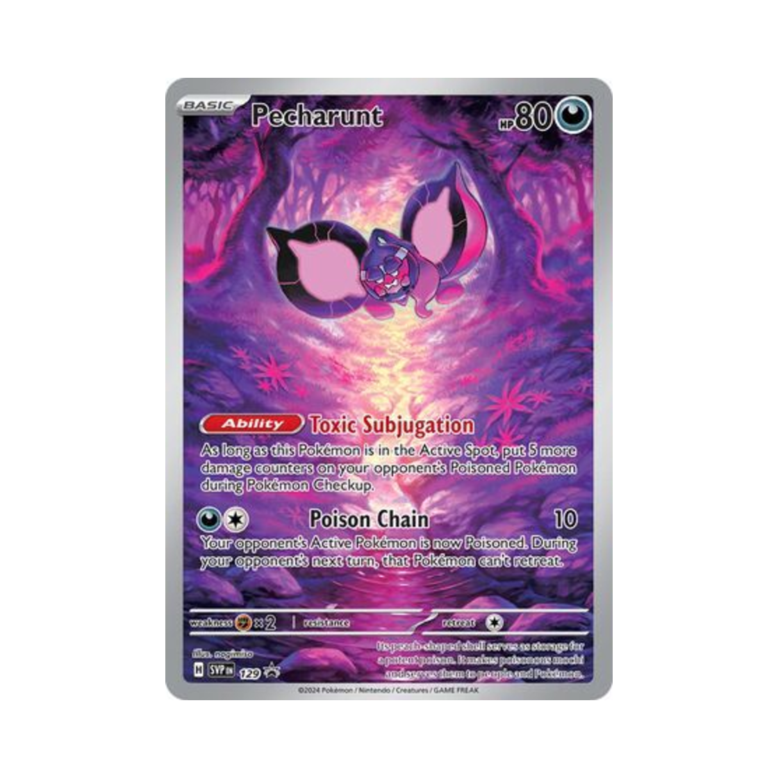 포켓몬 TCG 복숭악동 P 스칼렛 & 바이올렛 프로모 카드 (영문판)(Pokemon TCG Pecharunt P Scarlet & Violet Promos (English Ver.))