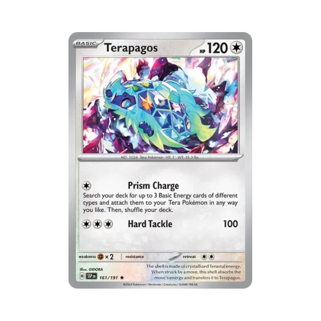 포켓몬 TCG 테라파고스 R 서징 스파크 (영문판)(Pokemon TCG Terapagos R Surging Sparks (English Ver.)) - 1