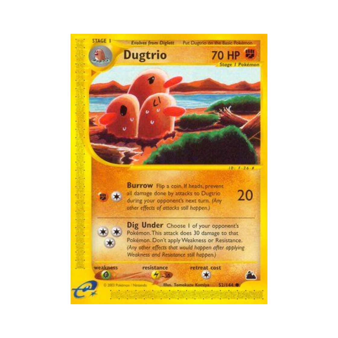 포켓몬 TCG 닥트리오 C 스카이리지 (영문판)(Pokemon TCG Dugtrio C Skyridge (English Ver.)) - 1