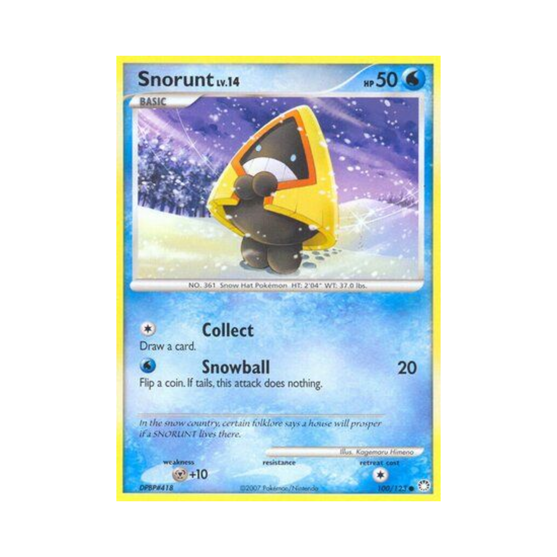 포켓몬 TCG 눈꼬마 C 미스터리어스 트레져스 (영문판)(Pokemon TCG Snorunt C Mysterious Treasures (English Ver.)) - 1