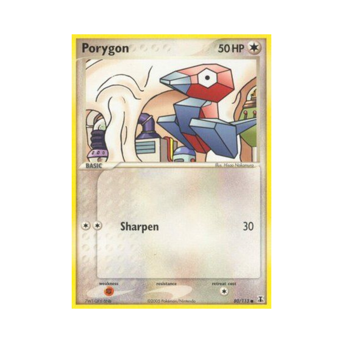 포켓몬 TCG 폴리곤 C EX 델타 스페이시스 (영문판)(Pokemon TCG Porygon C EX Delta Species (English Ver.))