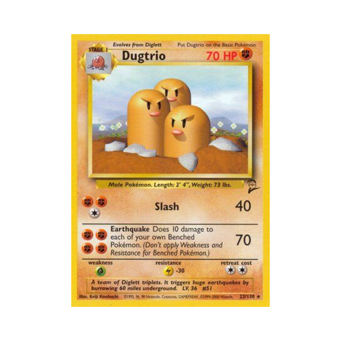 포켓몬 TCG 닥트리오 R 베이스 세트 2 (영문판)(Pokemon TCG Dugtrio R Base Set 2 (English Ver.)) - 1