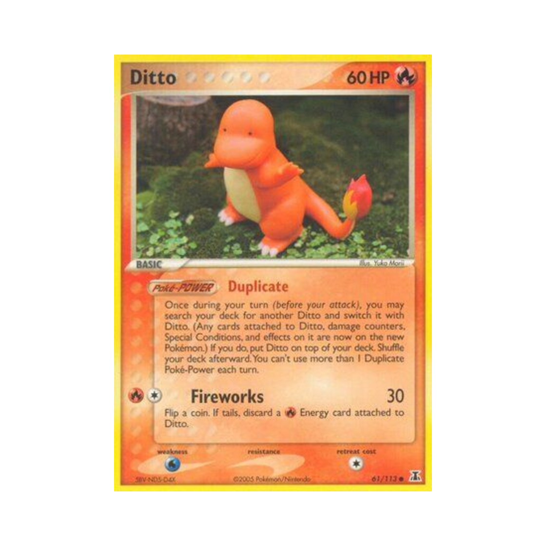 포켓몬 TCG 메타몽 C EX 델타 스페이시스 (영문판)(Pokemon TCG Ditto C EX Delta Species (English Ver.))