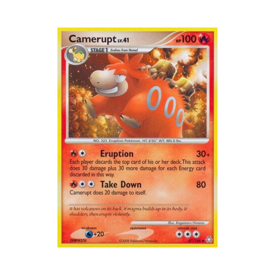 포켓몬 TCG 폭타 U 레전드 어웨이크드 (영문판)(Pokemon TCG Camerupt U Legends Awakened (English Ver.)) - 1