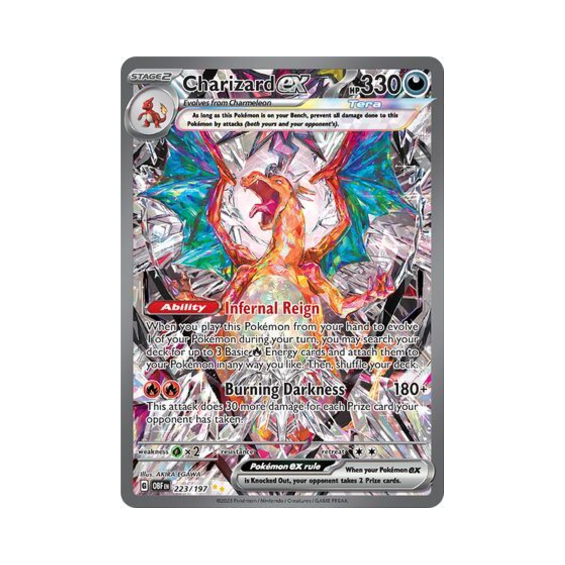포켓몬 TCG 리자몽 ex SIR 옵시디언 플레임즈 (영문판)(Pokemon TCG Charizard ex SIR Obsidian Flames (English Ver.)) - 1