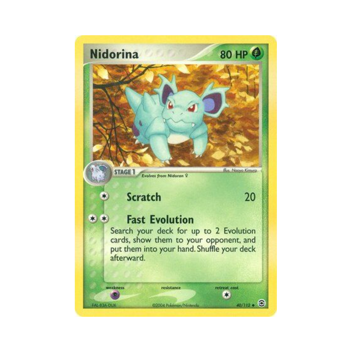 포켓몬 TCG 니드리나 U EX 파이어레드 & 리프그린 (영문판)(Pokemon TCG Nidorina U EX FireRed & LeafGreen (English Ver.)) - 1
