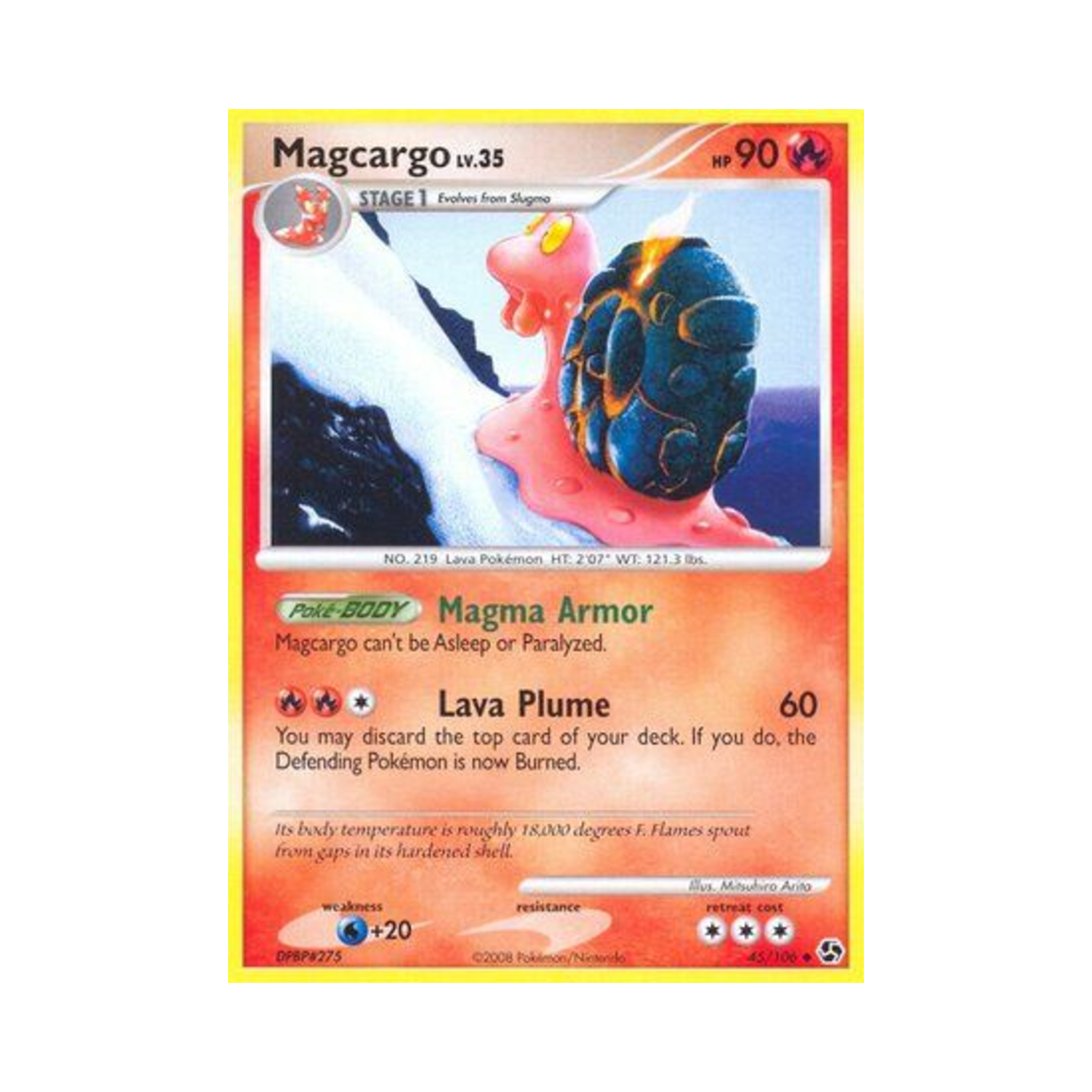 포켓몬 TCG 마그카르고 U 그레이트 인카운터스 (영문판)(Pokemon TCG Magcargo U Great Encounters (English Ver.)) - 1