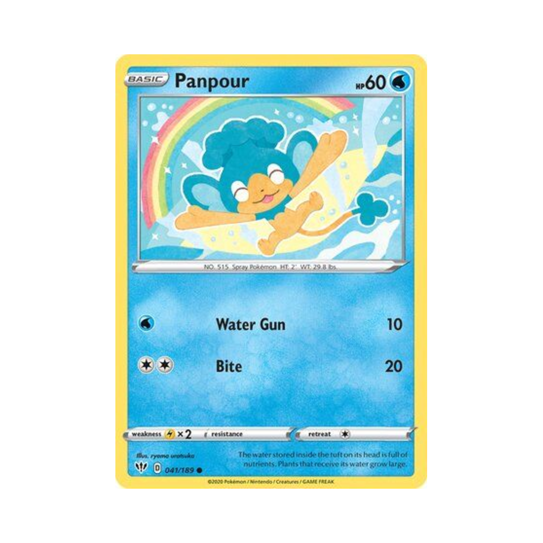 포켓몬 TCG 앗차프 C 다크니스 어블레이즈 (영문판)(Pokemon TCG Panpour C Darkness Ablaze (English Ver.)) - 1