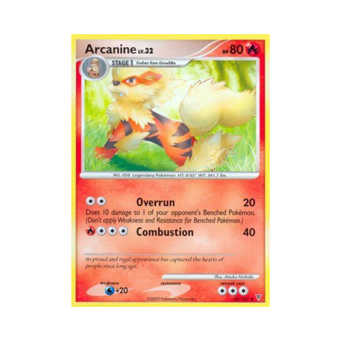 포켓몬 TCG 윈디 U 슈프림 빅터스 (영문판)(Pokemon TCG Arcanine U Supreme Victors (English Ver.)) - 1