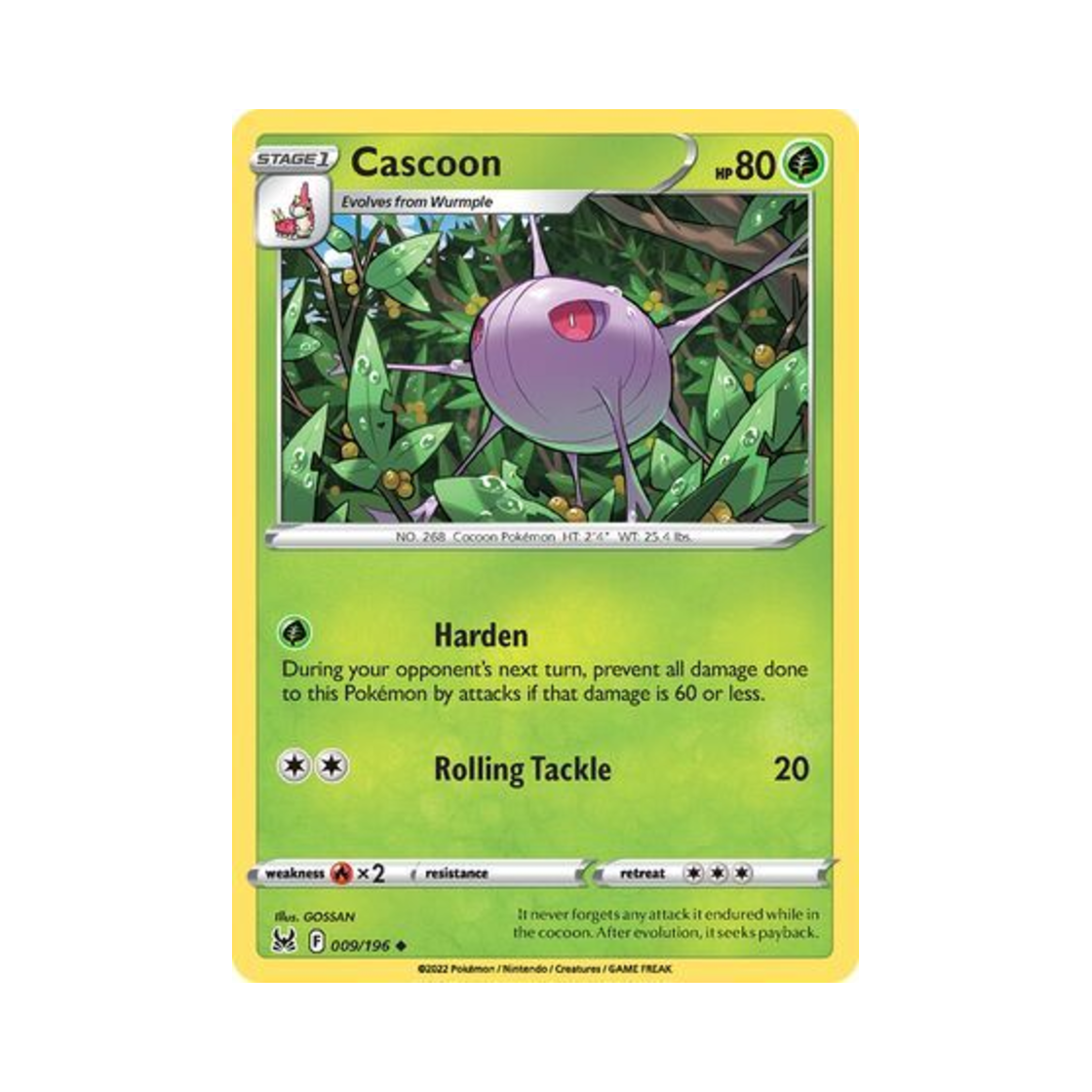 포켓몬 TCG 카스쿤 U 로스트 오리진 (영문판)(Pokemon TCG Cascoon U Lost Origin (English Ver.)) - 1