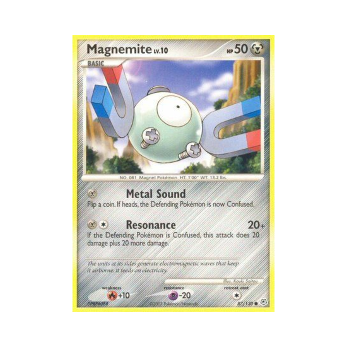 포켓몬 TCG 코일 C 다이아몬드 & 펄 (영문판)(Pokemon TCG Magnemite C Diamond & Pearl (English Ver.)) - 1