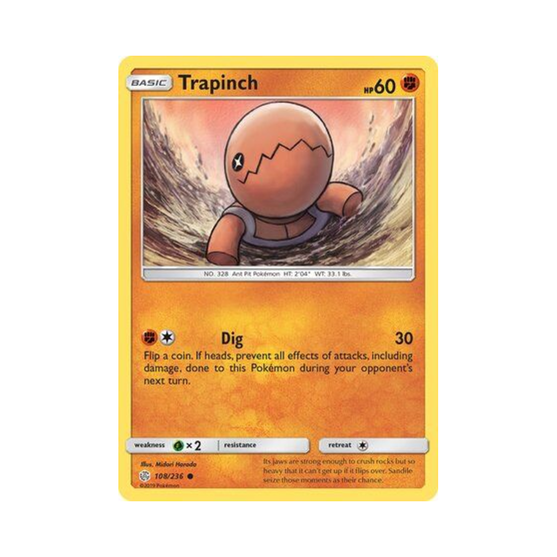 포켓몬 TCG 톱치 C 코스믹 이클립스 (영문판)(Pokemon TCG Trapinch C Cosmic Eclipse (English Ver.)) - 1