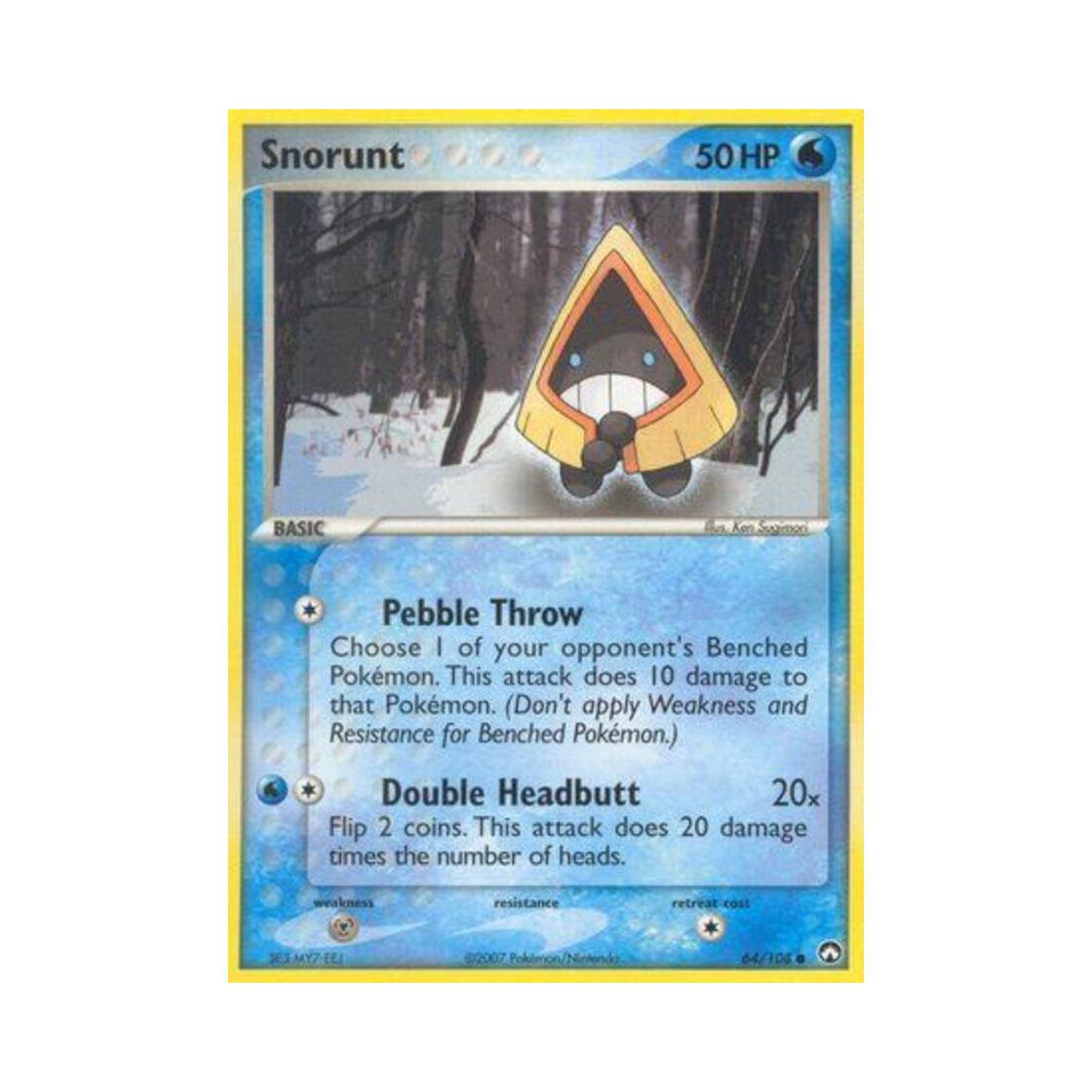 포켓몬 TCG 눈꼬마 C EX 파워 키퍼스(영문판)(Pokemon TCG Snorunt C EX Power Keepers (English Ver.)) - 1