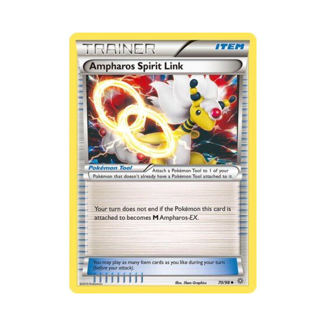 포켓몬 TCG 전룡 소울링크 U 에인션트 오리진스 (영문판)(Pokemon TCG Ampharos Spirit Link U Ancient Origins (English Ver.)) - 1