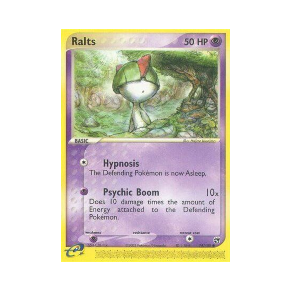 포켓몬 TCG 랄토스 C EX 샌드스톰 (영문판)(Pokemon TCG Ralts C EX Sandstorm (English Ver.)) - 1