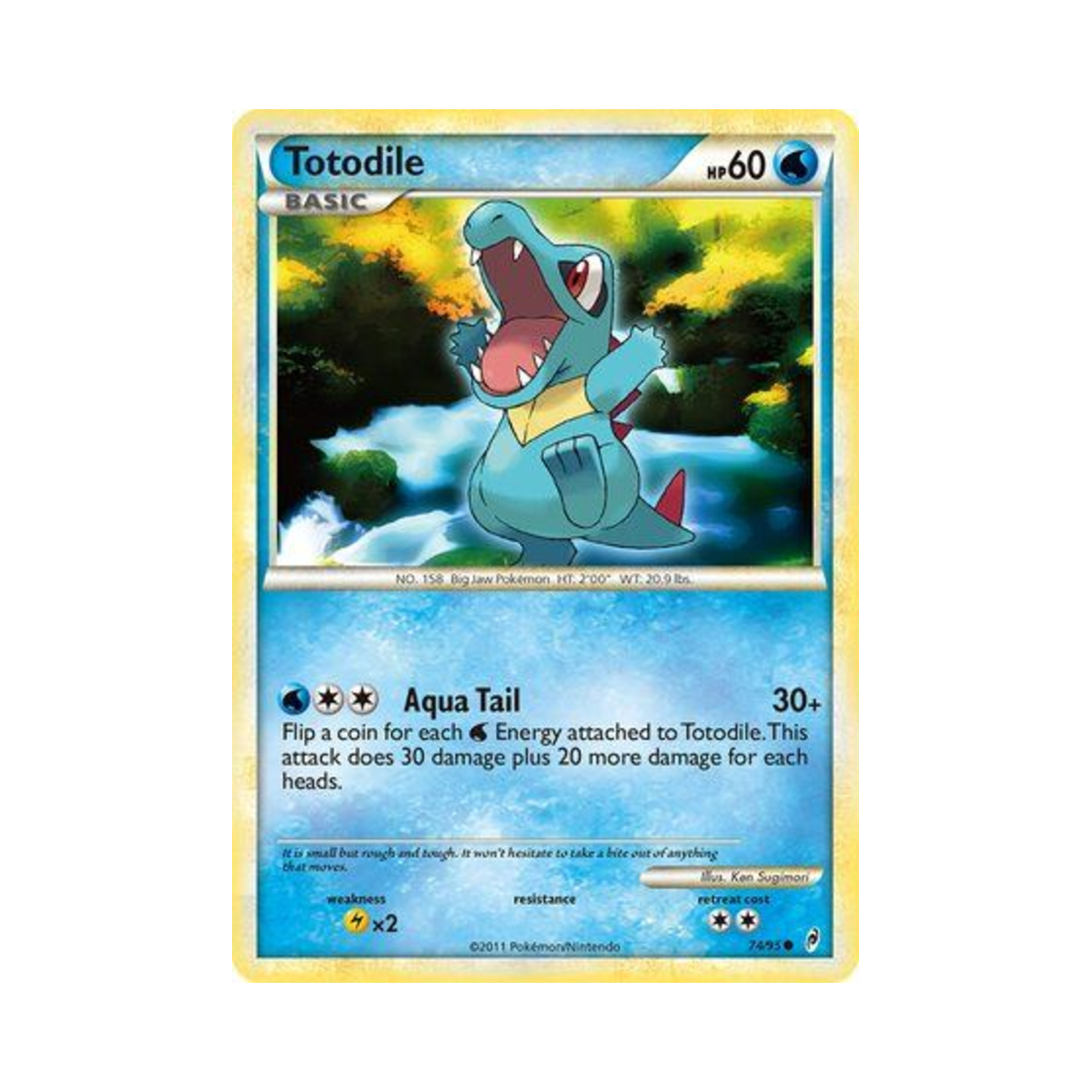 포켓몬 TCG 리아코 C 콜 오브 레전즈 (영문판)(Pokemon TCG Totodile C Call of Legends (English Ver.)) - 1