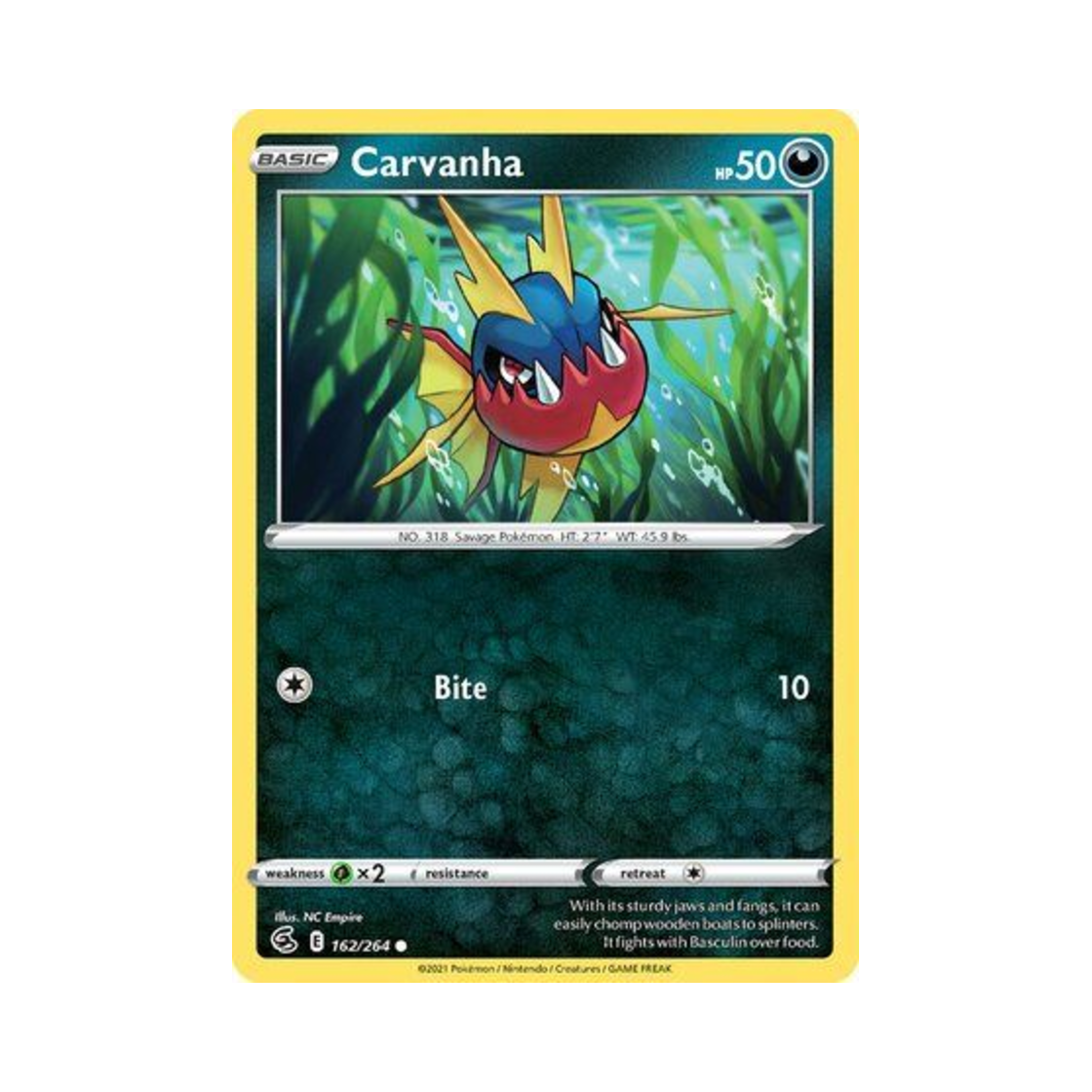포켓몬 TCG 샤프니아 C 퓨전 스트라이크 (영문판)(Pokemon TCG Carvanha C Fusion Strike (English Ver.)) - 1