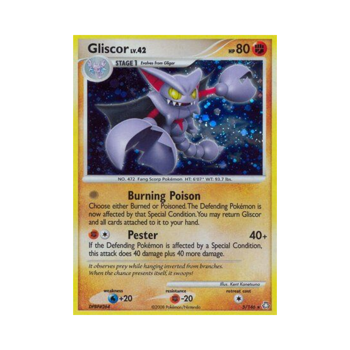 포켓몬 TCG 글라이온 RH 레전드 어웨이크드 (영문판)(Pokemon TCG Gliscor RH Legends Awakened (English Ver.)) - 1