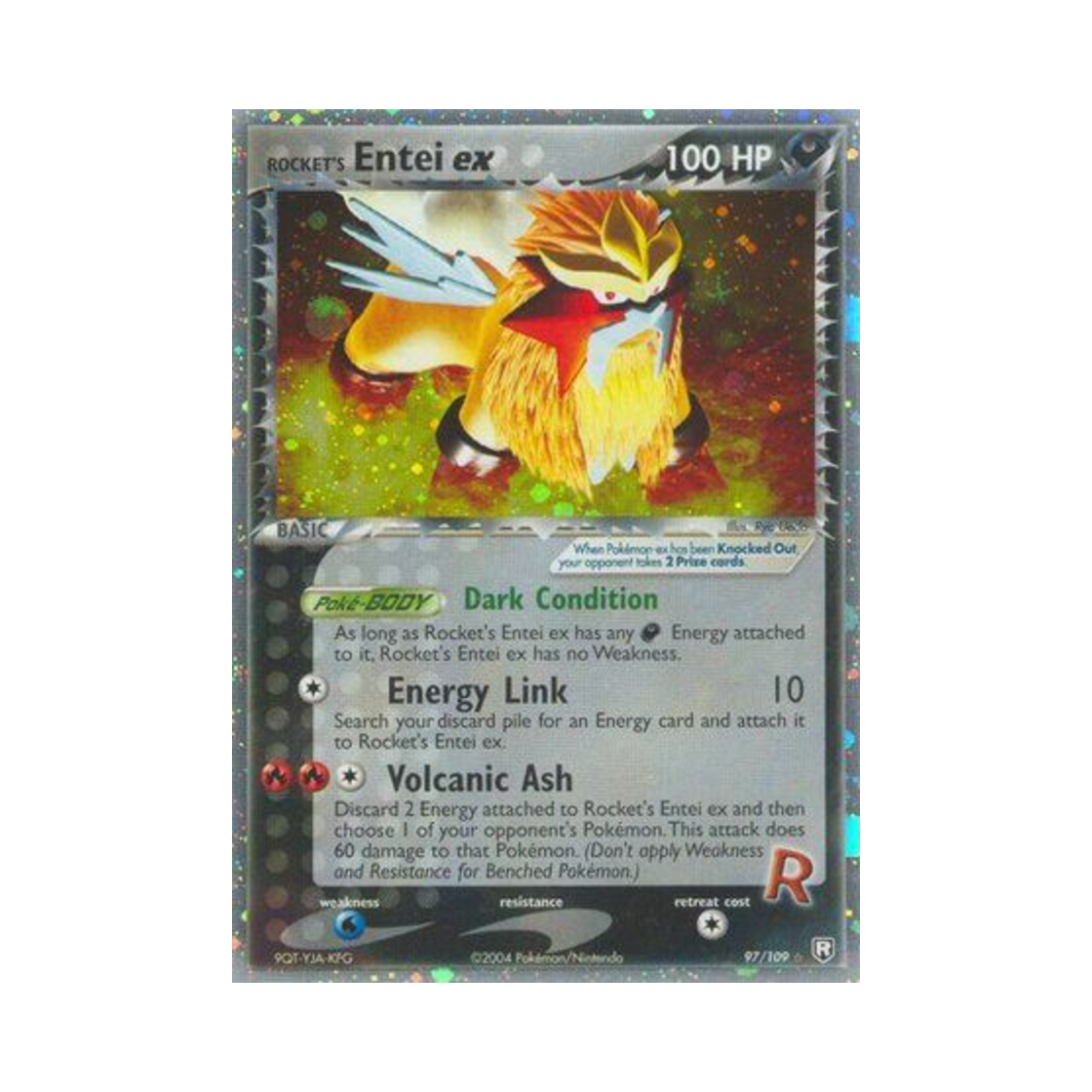 포켓몬 TCG 로켓단의 앤테이 ex RHe EX 로켓단 리턴즈 (영문판)(Pokemon TCG Rocket's Entei ex RHe EX Team Rocket Returns (English Ver.)) - 1