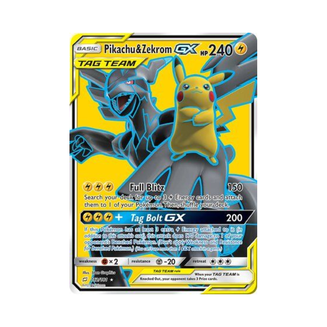 포켓몬 TCG 피카츄 & 제크로무 GX RU 팀업 (영문판)(Pokemon TCG Pikachu & Zekrom GX RU Team Up (English Ver.)) - 1