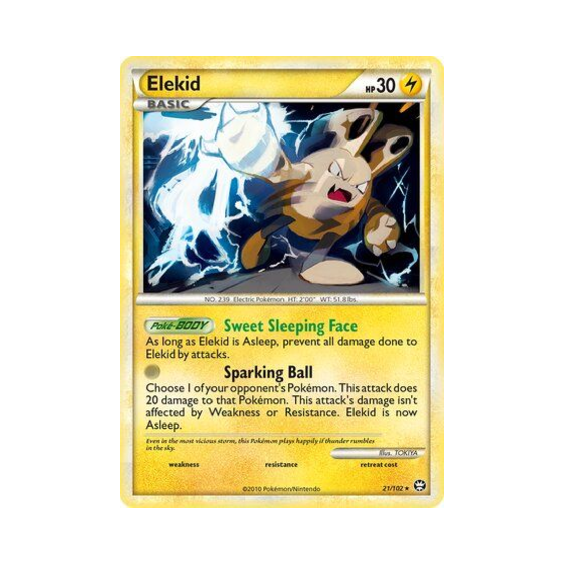 포켓몬 TCG 에레키드 R 트라이엄펀트 (영문판)(Pokemon TCG Elekid R Triumphant (English Ver.)) - 1