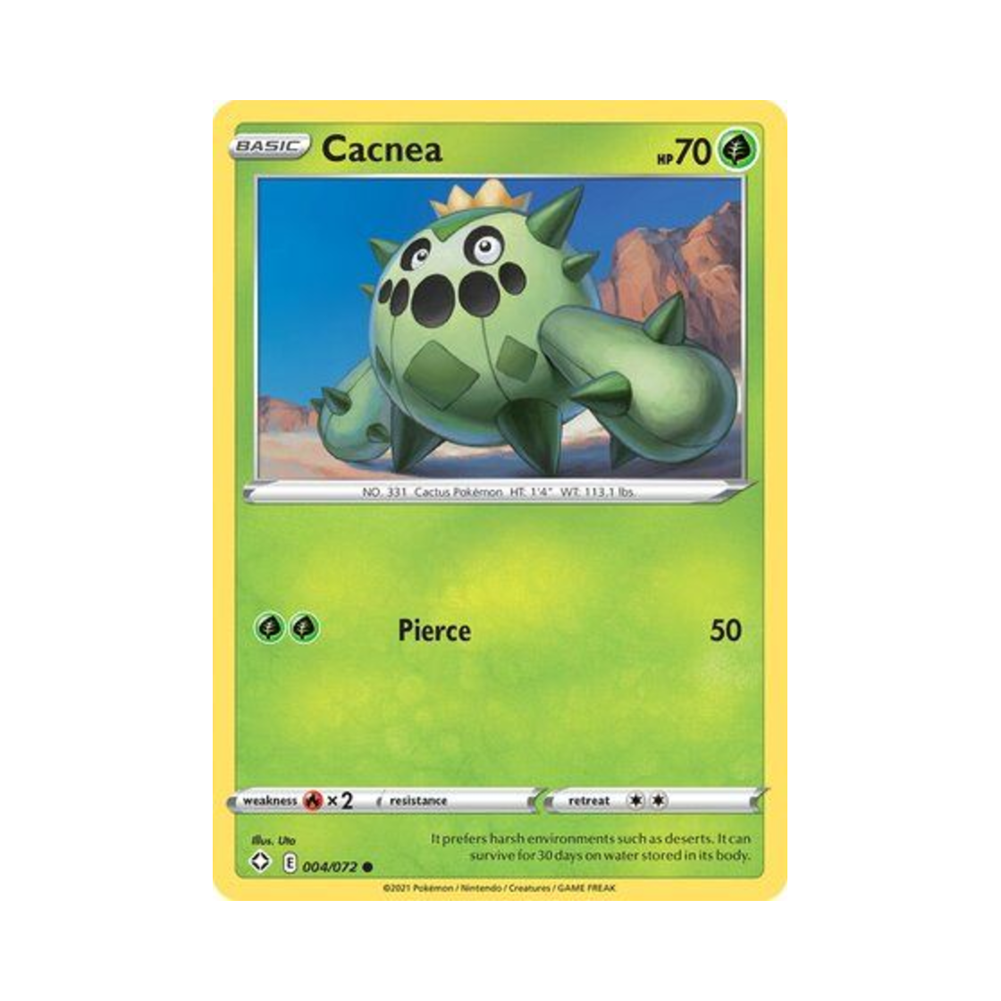 포켓몬 TCG 선인왕 C 샤이닝 페이츠 (영문판)(Pokemon TCG Cacnea C Shining Fates (English Ver.)) - 1