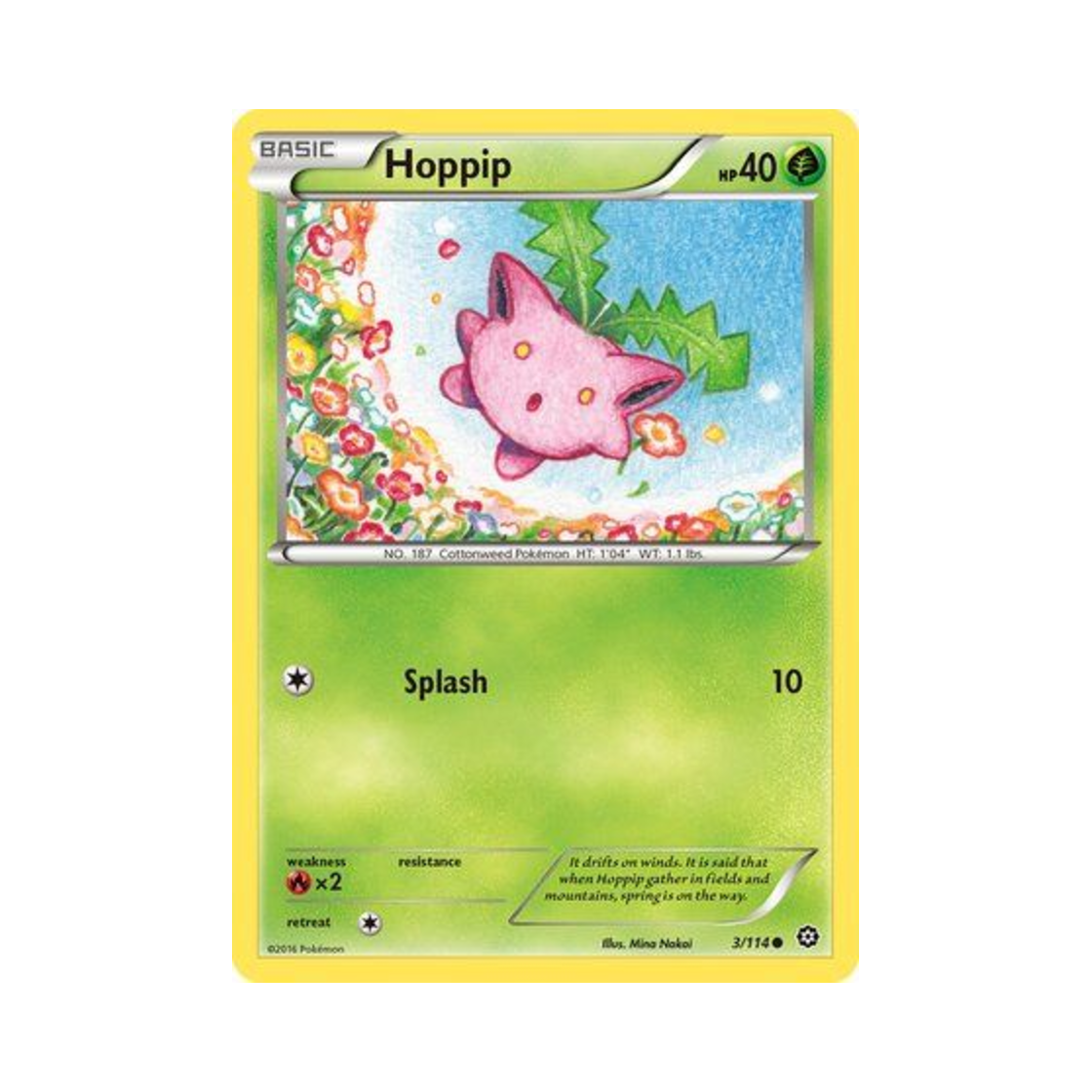 포켓몬 TCG 통통코 C 스팀 시즈 (영문판)(Pokemon TCG Hoppip C Steam Siege (English Ver.)) - 1