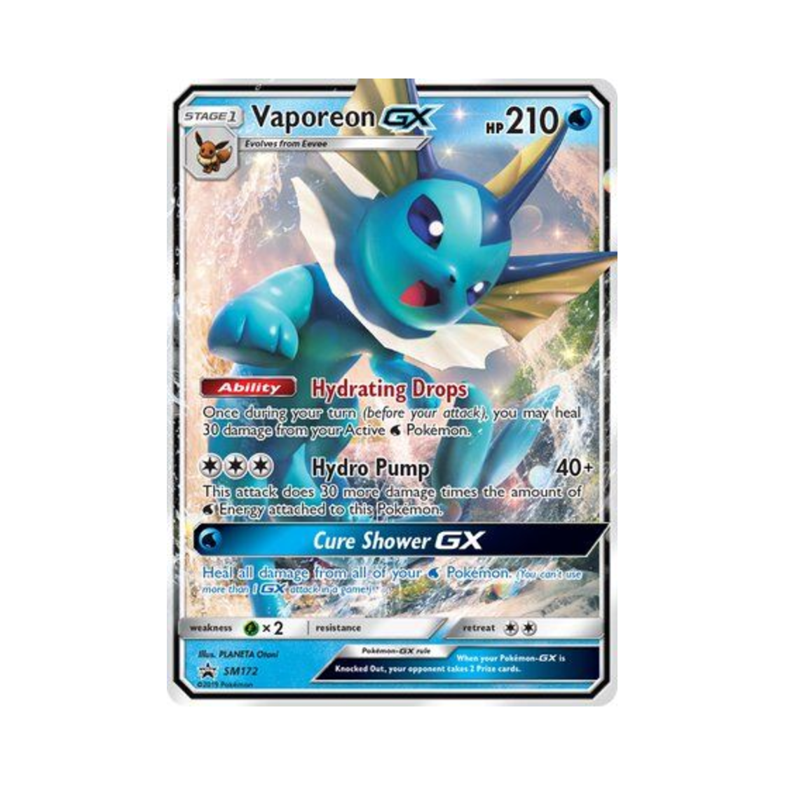 포켓몬 TCG 샤미드 GX P 썬 & 문 프로모카드 (영문판)(Pokemon TCG Vaporeon GX P Sun & Moon Promos (English Ver.)) - 1