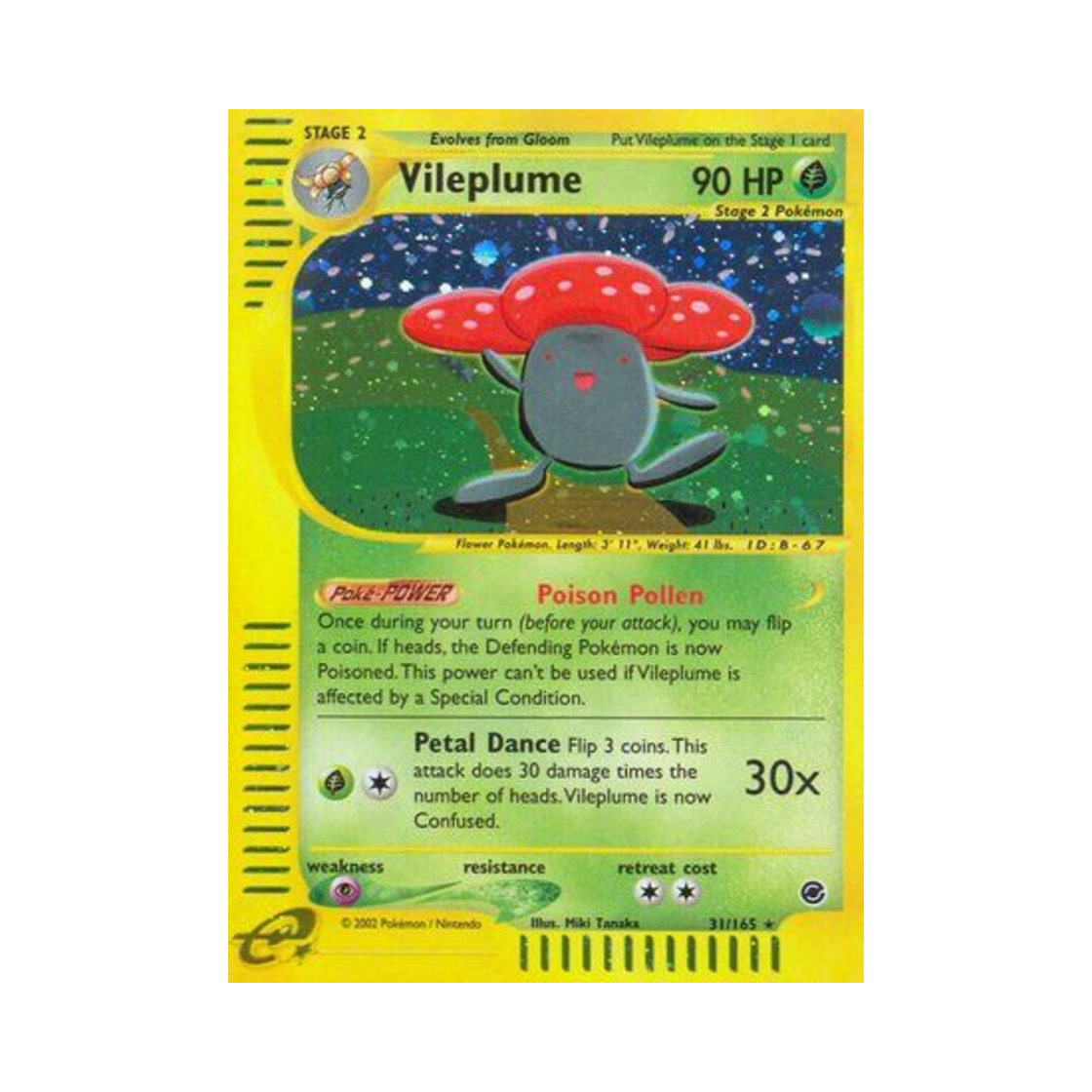 포켓몬 TCG 라플레시아 RH 익스페디션 베이스 세트 (영문판)(Pokemon TCG Vileplume RH Expedition Base Set (English Ver.)) - 1