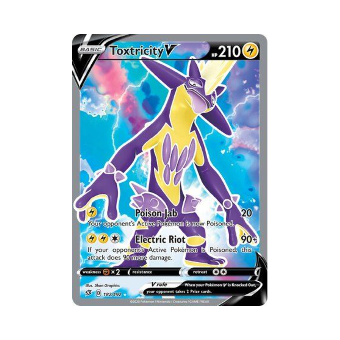 포켓몬 TCG 스트린더 V RU 레벌 크래시 (영문판)(Pokemon TCG Toxtricity V RU Rebel Clash (English Ver.)) - 1