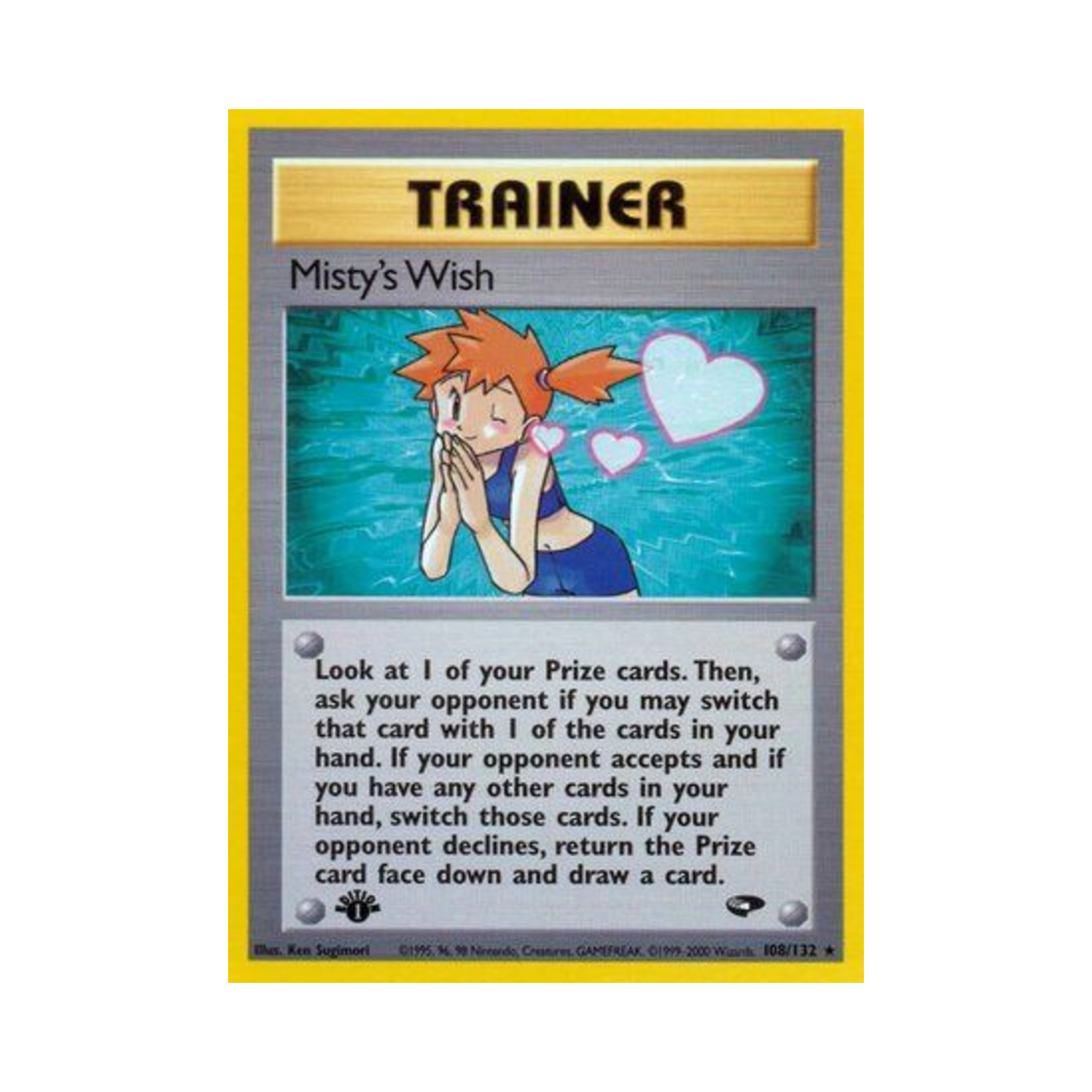 포켓몬 TCG 이슬의 위시 R 짐 첼린지 (영문판)(Pokemon TCG Misty's Wish R Gym Challenge (English Ver.)) - 1