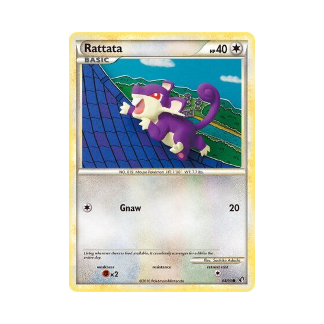 포켓몬 TCG 꼬렛 C 언던티드 (영문판)(Pokemon TCG Rattata C Undaunted (English Ver.)) - 1