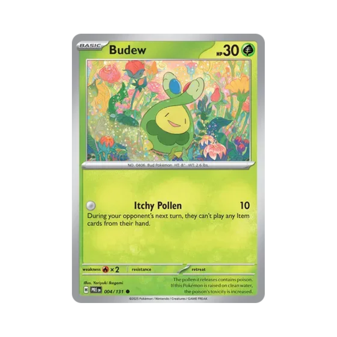 포켓몬 TCG 꼬몽울 C 프리즈매틱 에볼루션즈 (영문판)(Pokemon TCG Budew C Prismatic Evolutions (English Ver.)) - 1