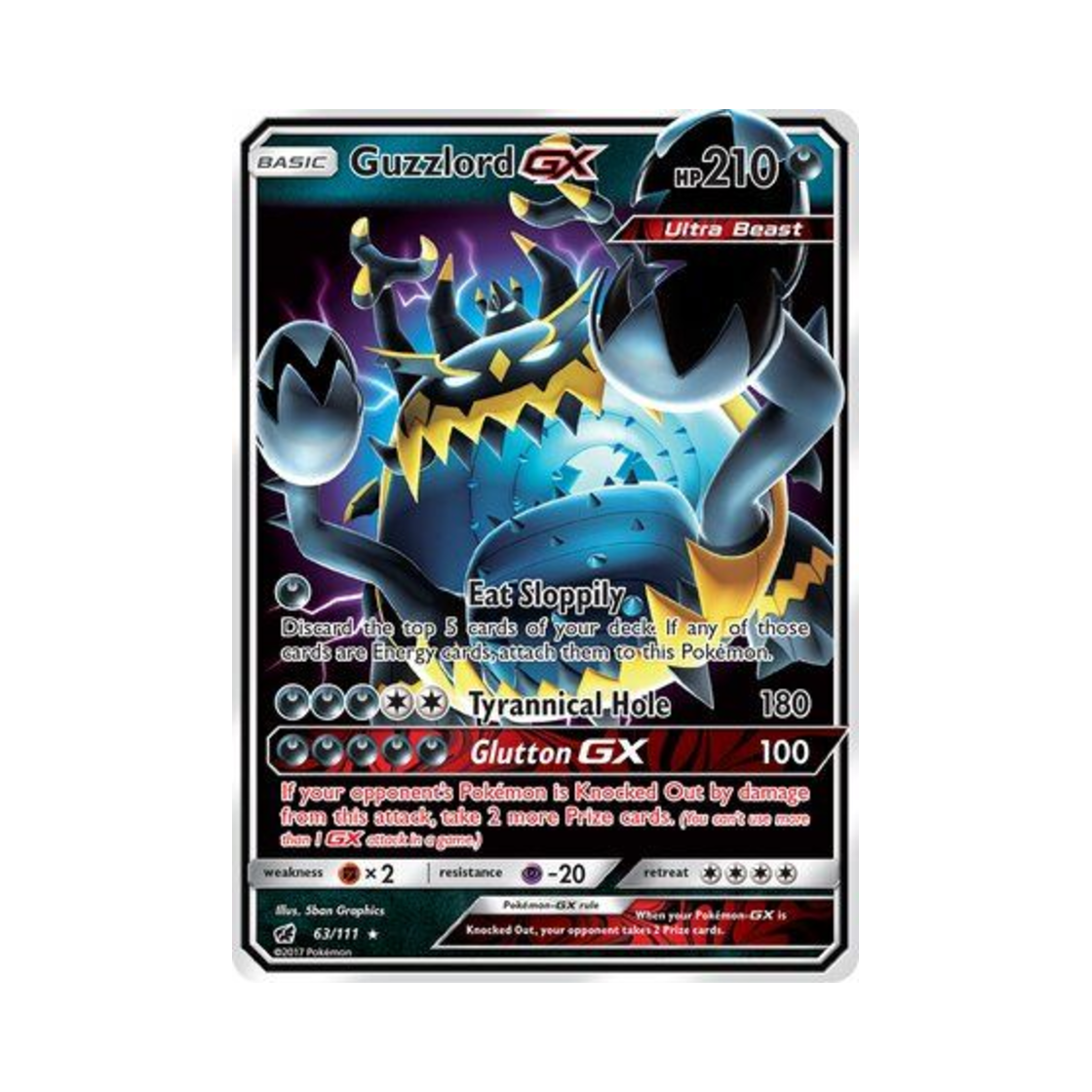포켓몬 TCG 악식킹 GX RHG 크림슨 인베이전 (영문판)(Pokemon TCG Guzzlord GX RHG Crimson Invasion (English Ver.))