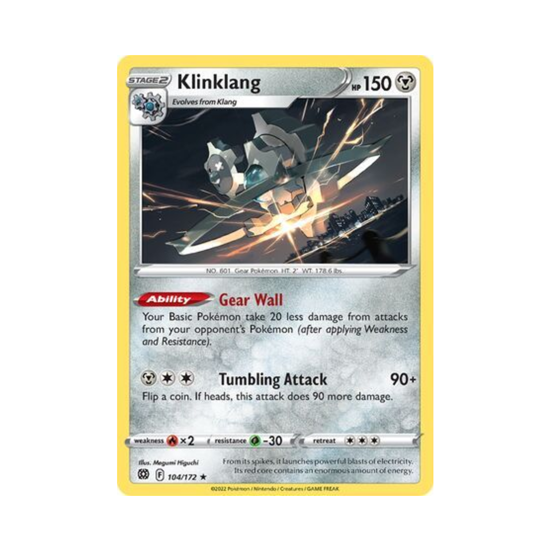 포켓몬 TCG 기기기어르 R 브릴리언트 스타즈 (영문판)(Pokemon TCG Klinklang R Brilliant Stars (English Ver.)) - 1