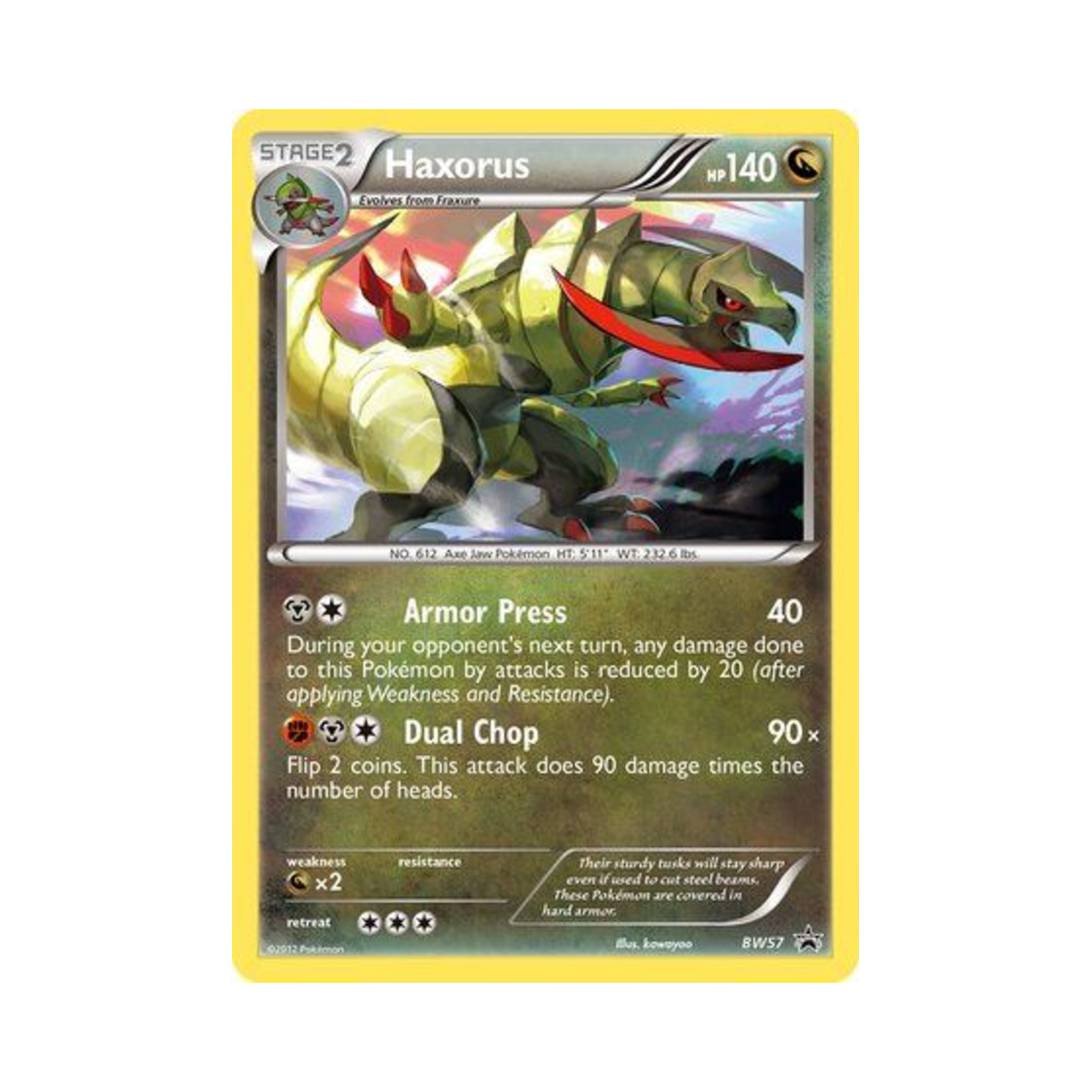 포켓몬 TCG 액스라이즈 P 블랙 & 화이트 프로모카드 (영문판)(Pokemon TCG Haxorus P Black & White Promos (English Ver.)) - 1
