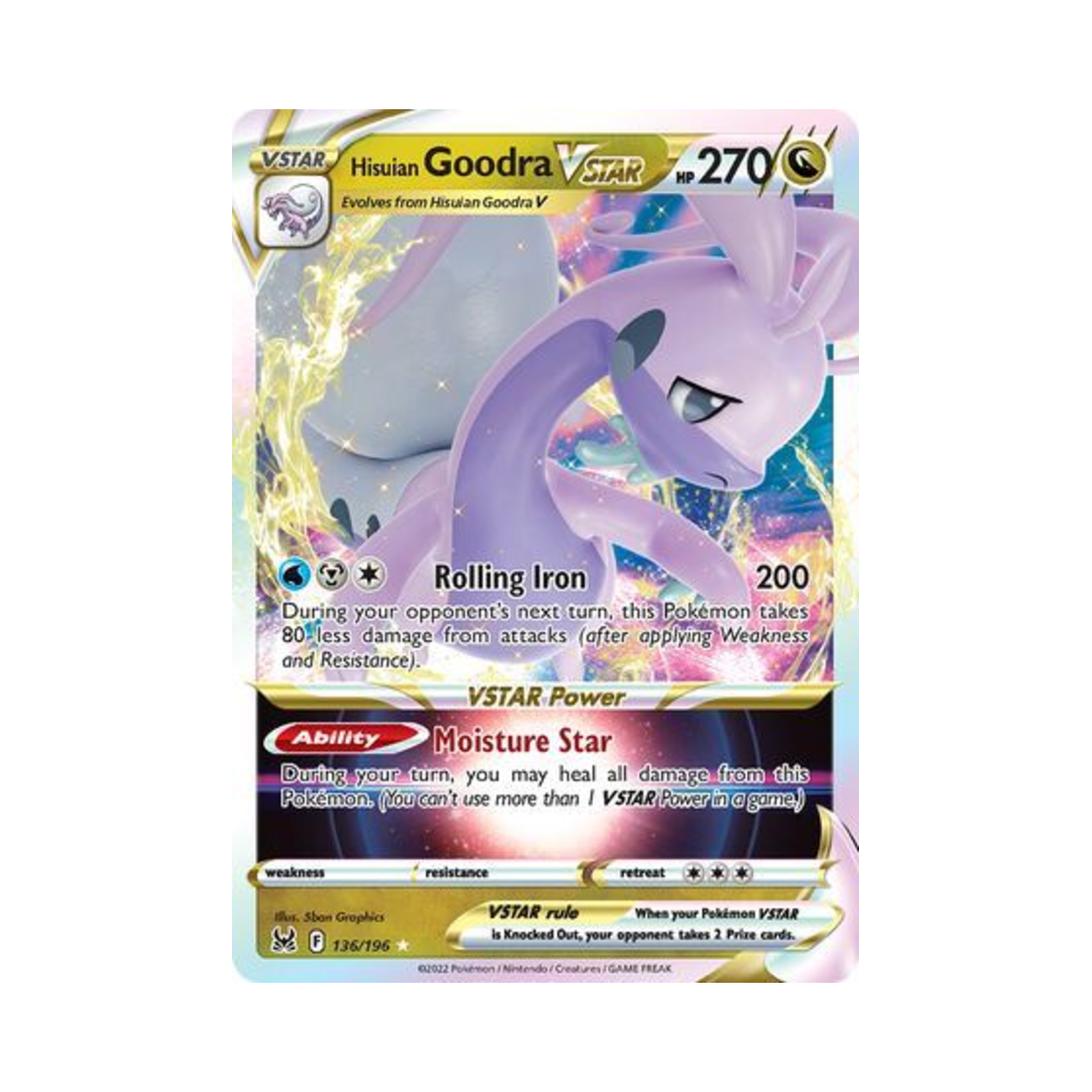 포켓몬 TCG 히스이 미끄래곤 VSTAR HRV 로스트 오리진 (영문판)(Pokemon TCG Hisuian Goodra VSTAR HRV Lost Origin (English Ver.)) - 1