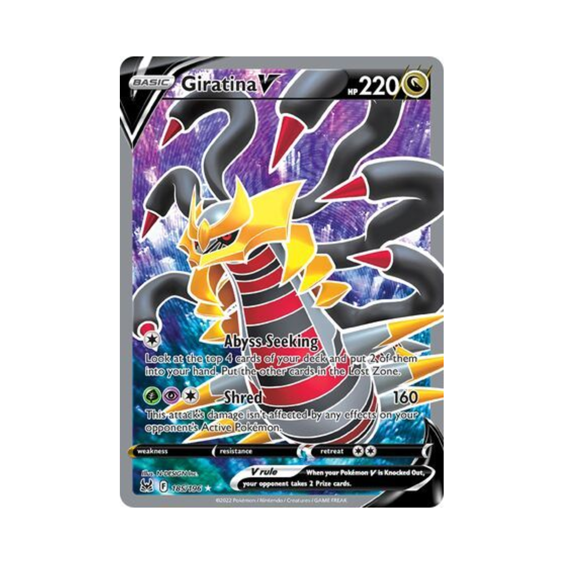 포켓몬 TCG 기라티나 V RU 로스트 오리진 (영문판)(Pokemon TCG Giratina V RU Lost Origin (English Ver.)) - 1