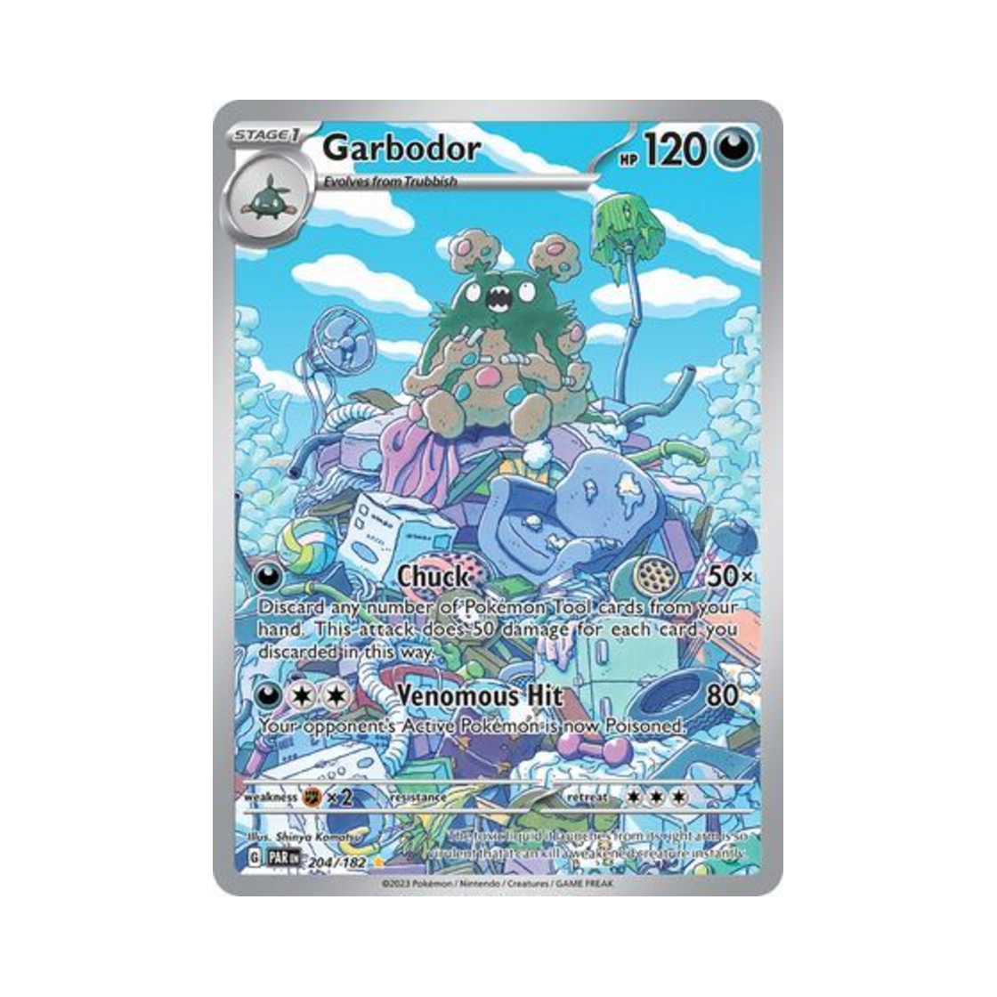 포켓몬 TCG 더스트나 IR 파라독스 리프트 (영문판)(Pokemon TCG Garbodor IR Paradox Rift (English Ver.))