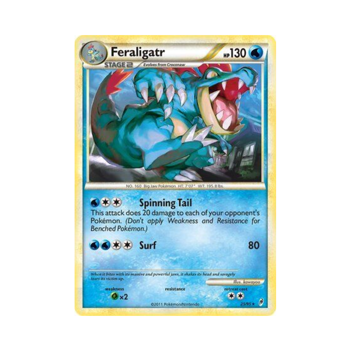 포켓몬 TCG 장크로다일 R 콜 오브 레전즈 (영문판)(Pokemon TCG Feraligatr R Call of Legends (English Ver.)) - 1