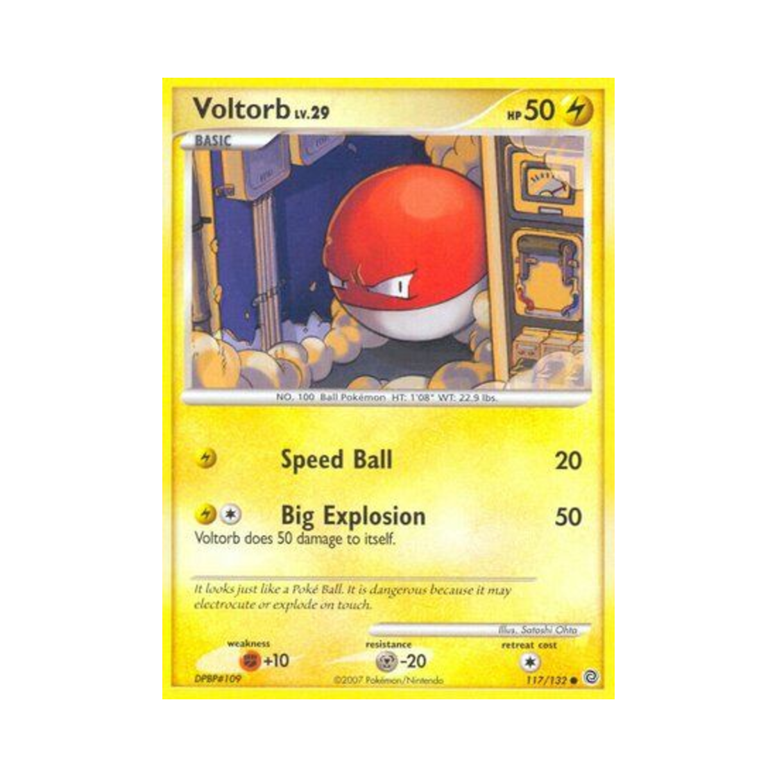 포켓몬 TCG 찌리리공 C 시크릿 원더스 (영문판)(Pokemon TCG Voltorb C Secret Wonders (English Ver.))