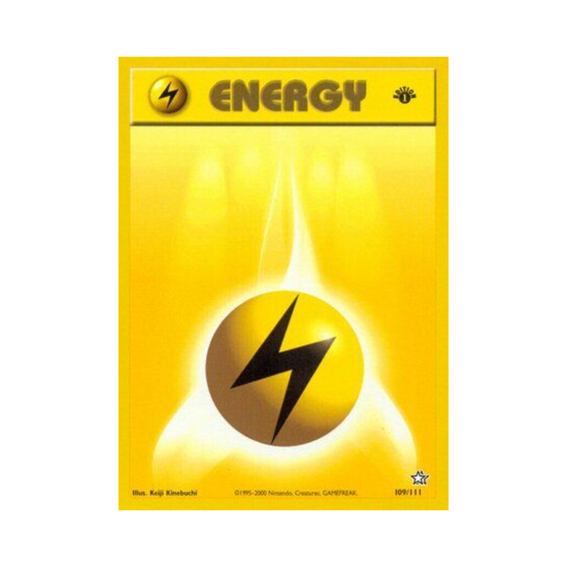 포켓몬 TCG 기본 번개 에너지 네오 제네시스 (영문판)(Pokemon TCG Lightning Energy Neo Genesis (English Ver.)) - 1