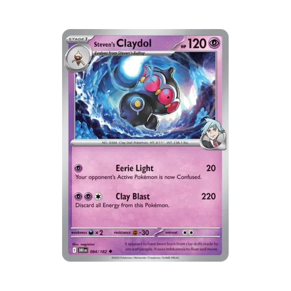 포켓몬 TCG 성호의 점토도리 U 데스티니드 라이벌스 (영문판)(Pokemon TCG Steven's Claydol U Destined Rivals (English Ver.)) - 1