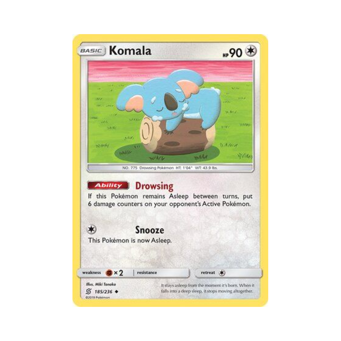 포켓몬 TCG 자말라 U 유니파이드 마인즈 (영문판)(Pokemon TCG Komala U Unified Minds (English Ver.)) - 1