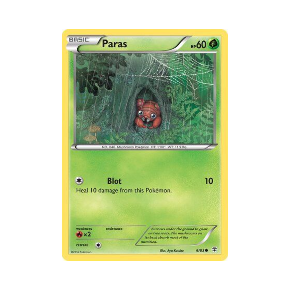 포켓몬 TCG 파라스 C 제네레이션즈 (영문판)(Pokemon TCG Paras C Generations (English Ver.))