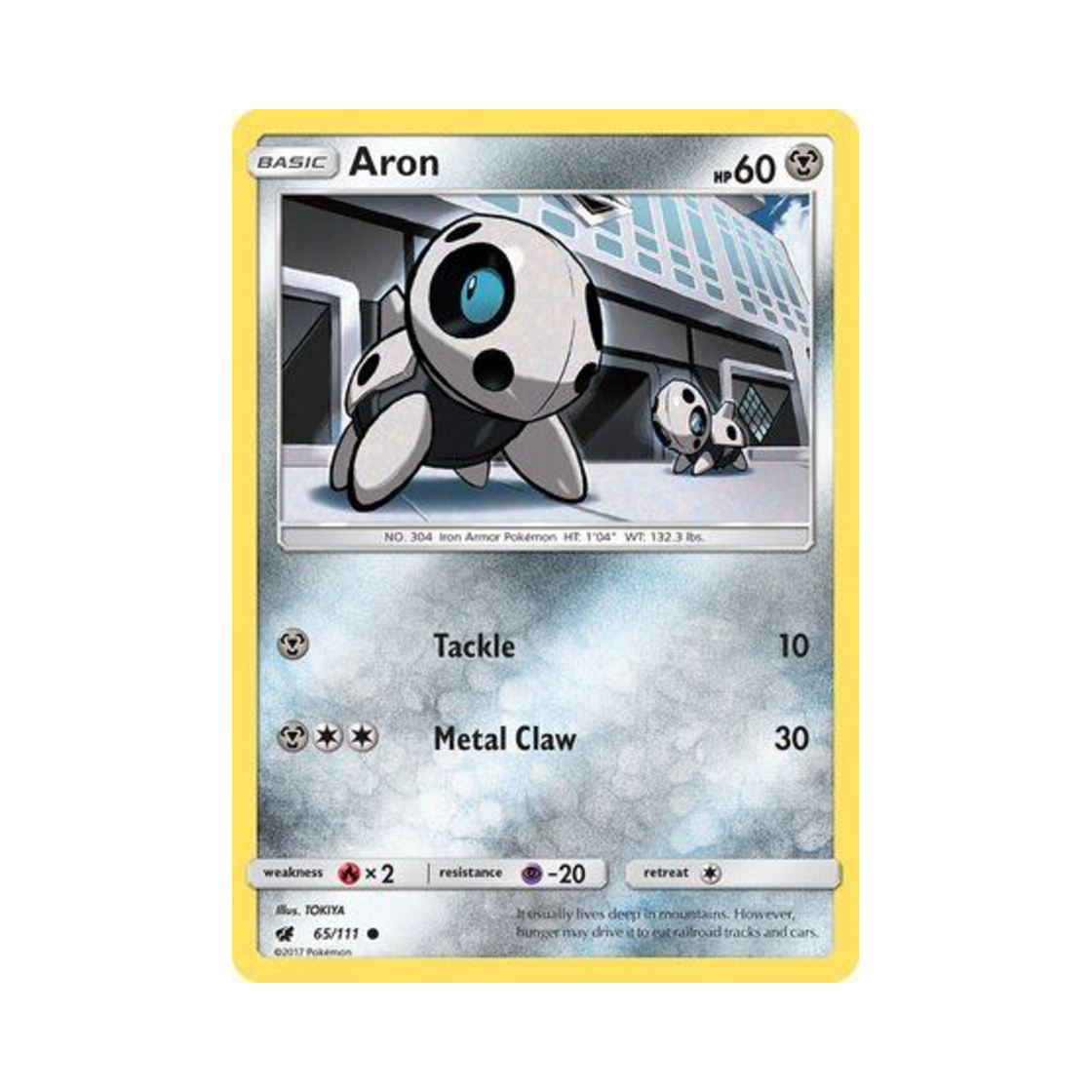 포켓몬 TCG 가보리 C 크림슨 인베이전 (영문판)(Pokemon TCG Aron C Crimson Invasion (English Ver.)) - 1